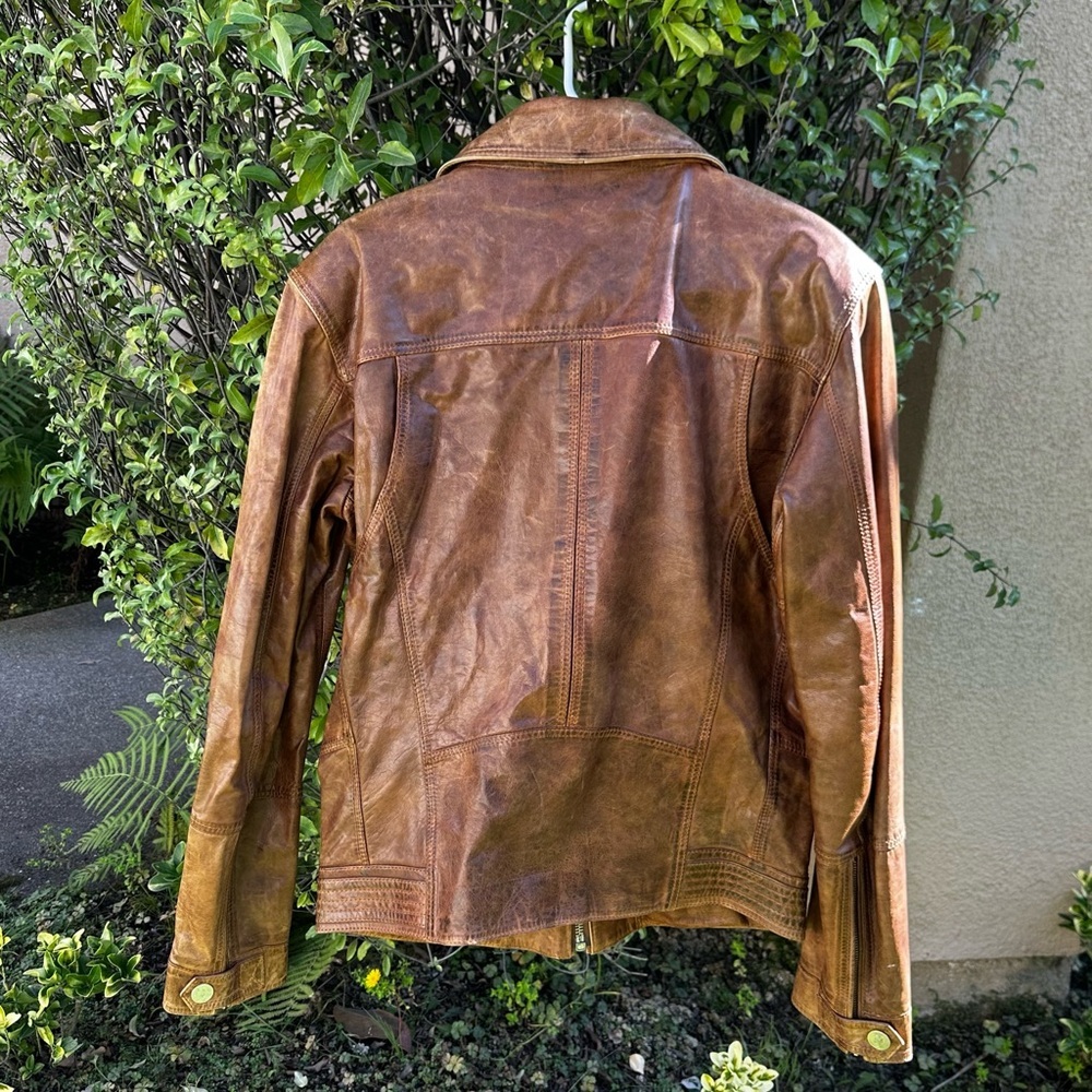 Old Gringo Brown Distressed Jacket Size Medium EUC! - Picture 4 of 16